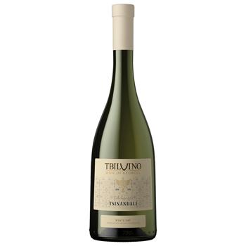Tbilvino Tsinandali White Dry Wine 12.5% 0.75l - buy, prices for Ideal - photo 1