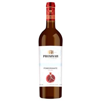 Proshyan Pomegranate Red Semi-Sweet Wine 12% 0.75l - buy, prices for MegaMarket - photo 1