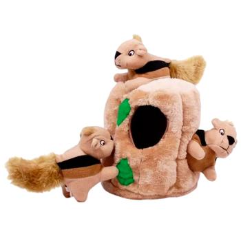 Игрушка для собак Outward Hound Hide-A-Squirrel интерактивная плюш 20см - купить, цены на MasterZoo - фото 5