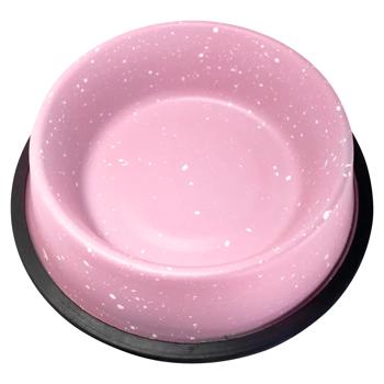 Arjan Impex Non Tip N/S Metal Bowl 460ml Pink - buy, prices for MasterZoo - photo 2