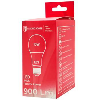 Electro House LED Bulb A60 10W 4100K 220V E27 - buy, prices for Supermarket "Kharkiv" - photo 1