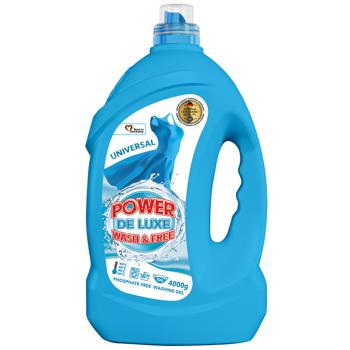 Гель для прання Power De Luxe універсальний 4кг - купити, ціни на КОСМОС - фото 1