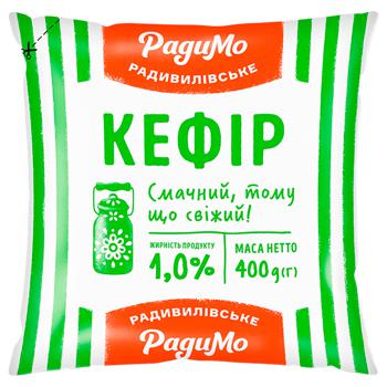 Кефир РадиМо 1% 400г - купить, цены на Auchan - фото 1