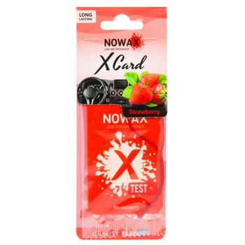 Ароматизатор повітря Nowax X Card Strawberry
