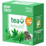 Чай зеленый Tea Moments Hemp Twist конопля-лемонграсс 1,8г*20шт