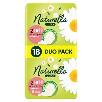 Прокладки гигиенические Naturella Ultra Normal Plus 18шт - купить, цены на Cупермаркет "Харьков" - фото 3