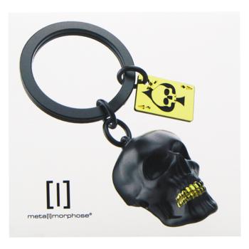 Metalmorphose Black Skull with Playing Card Key Ring - buy, prices for - photo 2