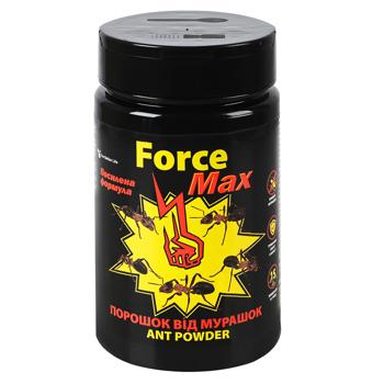 Порошок від мурах Force Max в банці (чорна) 150гр - купить, цены на Идеал - фото 1