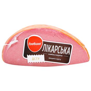 Колбаса Глобино Докторская вареная высшего сорта - купить, цены на Auchan - фото 2