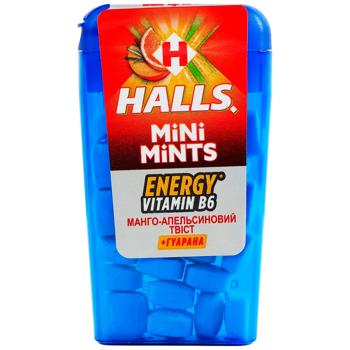 Льодяники Halls Mint mini зі смаком Цитрусових фруктів 12,5г - купити, ціни на Чудо Маркет - фото 1