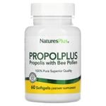 Прополис с пчелиной пыльцой Natures Plus Propolplus 60 гелевых капсул