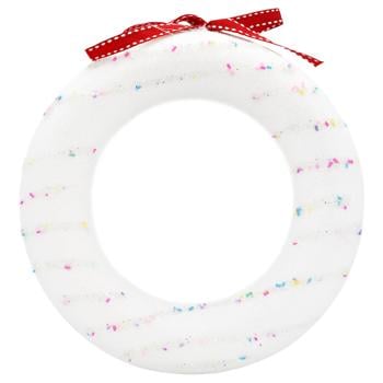 White Circle with Beads 21.5cm - buy, prices for - photo 1