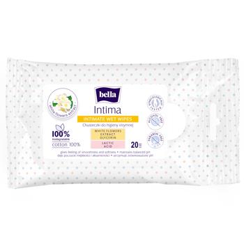 Bella Intima Wet Napkins for Intimate Hygiene 20pcs - buy, prices for - photo 3