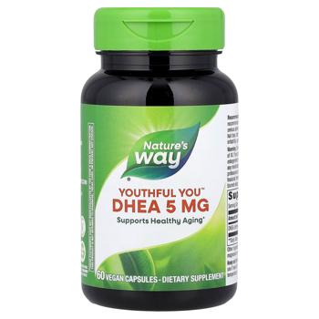 ДГЭА (Youthful You DHEA), Enzymatic Therapy, 60 капсул - купити, ціни на Біотус - фото 1