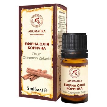 Aromatika Cinnamon Essential Oil 5ml - buy, prices for Auchan - photo 1