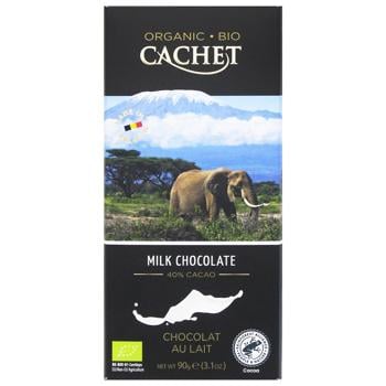 Шоколад молочний Cachet 40% 90г - купити, ціни на КОСМОС - фото 1