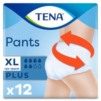Tena Pants Plus XL Diapers for Adults 12pcs - buy, prices for ULTRAMARKET - photo 1