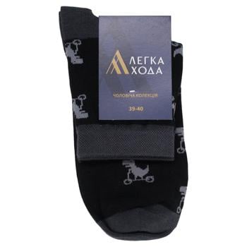 Lehka Khoda Men's Socks s.25 Black - buy, prices for EKO Market - photo 1