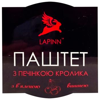 Паштет Lapinn Ніжний з печінки кролика з вишнею 95г - купити, ціни на Cупермаркет "Харків" - фото 3