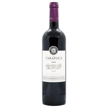 Вино Leon de Tarapaca Syrah красное сухое 14% 0,75л - купить, цены на ULTRAMARKET - фото 1