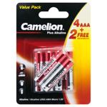 Camelion Plus Alkaline Batteries ААА 6pcs