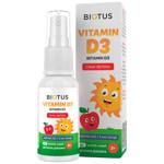 Вітамін D3, Vitamin D3, Biotus, спрей для дітей, смак яблука, 30 мл