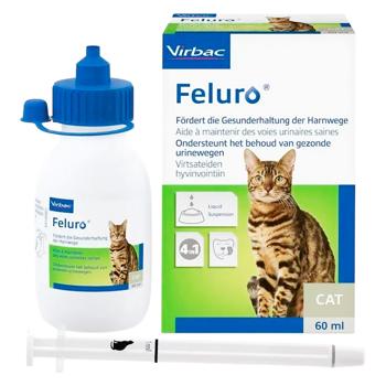 Суспензия Virbac Feluro для поддержания здоровья мочевыделительной системы кошек 60мл - купить, цены на MasterZoo - фото 1