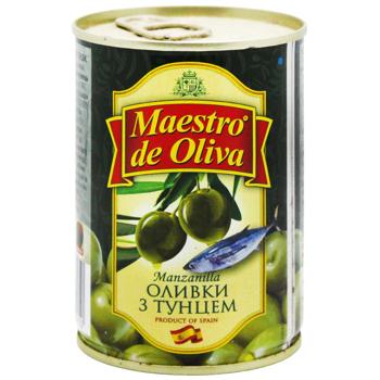 Maestro de Oliva Olives with Tuna Filling 280g - buy, prices for Auchan - photo 1