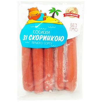 Сосиски Салтівський М'ясокомбінат с корочкой первого сорта