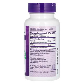 Natrol Melatonin 5mg 100 tablets - buy, prices for Biotus - photo 2