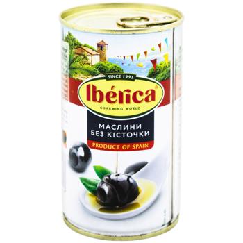 Iberica Pitted Black Olives 360g - buy, prices for ULTRAMARKET - photo 1