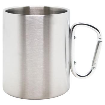 Кухоль туристичний Зед з ручкою карабіном 450мл - купити, ціни на ЕКО Маркет - фото 1