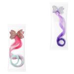 Zhorya Colored  Hair Strands with a Bow