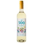 Вино 500 Vinho Verde белое полусладкое 9,5% 0,75л