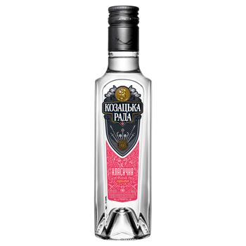 Kozaцьka Rada Classic Vodka 40% 0.37l - buy, prices for Ideal - photo 1