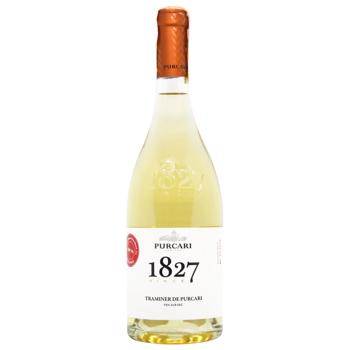 Purcari Traminer White Dry Wine 14% 0.75l - buy, prices for NOVUS - photo 1