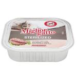 Miglior Gatto Wet Food with Salmon and Rice for Sterilized Cats 100g