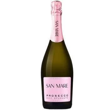 San Mare Prosecco Spumante Sparkling White Dry Wine 11% 0.75l