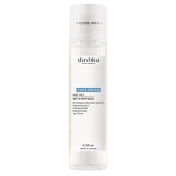 Крем для лица Dushka с пептидами 30+ 50мл