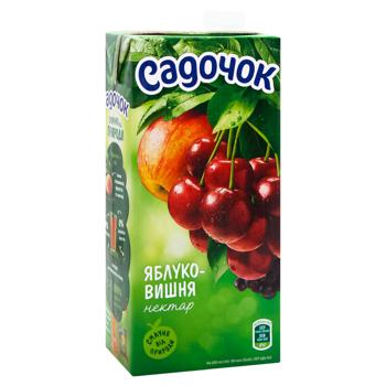 Нектар Садочок яблучно-вишневий 0,95л - купити, ціни на AlcoHub - фото 3