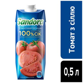 Сік Sandora томатний з сіллю 0,5л - купити, ціни на Grono - фото 4