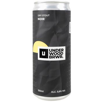 Пиво Underwood Noir темное нефильтрованное 5% 0,33л - купить, цены на - фото 2