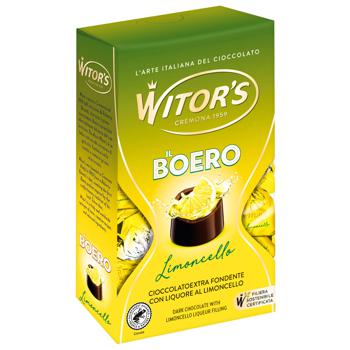 Цукерки Witor's Il Boero Limoncello шоколадні з лікером 145г - купити, ціни на METRO - фото 1