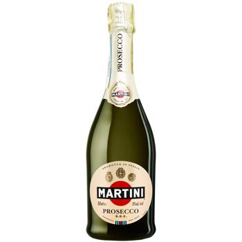 Вино игристое Martini Prosecco белое экстра сухое 11,5% 0,75л