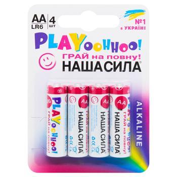 Nasha Syla Play AA Batteries 4pcs - buy, prices for Chudo Market - photo 1