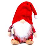 Игрушка мягкая Novogod'ko Гном с книгой новогодняя 54см