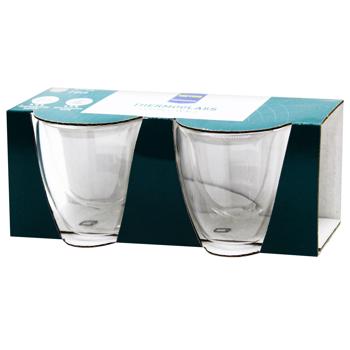 Metro Professional Espresso Thermoglass Double Wall 57ml 2pcs - buy, prices for - photo 1