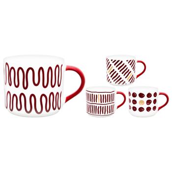 Чашка в асортименті червона - купити, ціни на Таврія В - фото 1