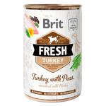 Вологий корм для собак Brit Fresh Turkey with Peas 400 г (індичка)