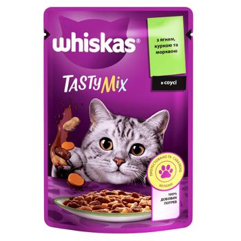 Whiskas Tasty Mix Wet Food with Lamb, Chicken and Carrots for Cats 85g - buy, prices for COSMOS - photo 2